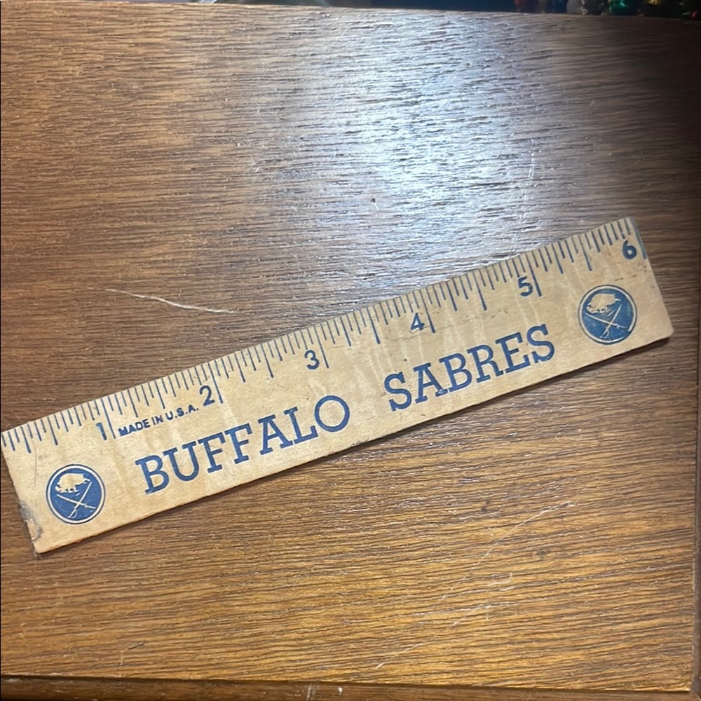 Buffalo Sabres Wooden Ruler